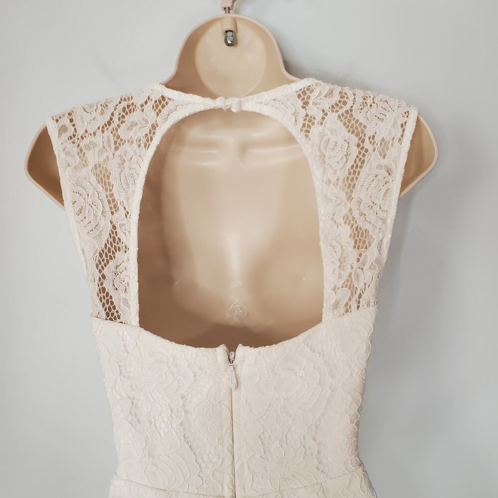 Lulus Rosetta Floral Lace Sweetheart Mermaid Maxi Dress White 24949 Size Medium - Picture 7 of 12